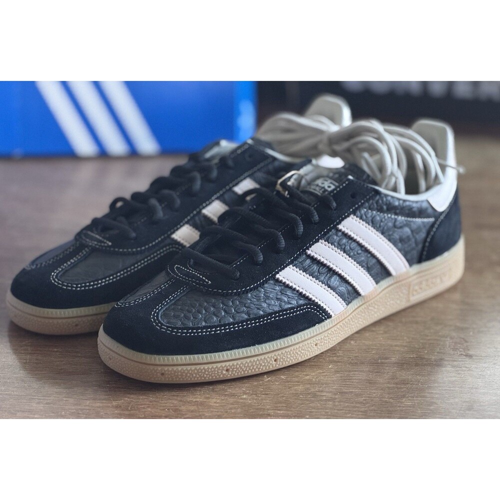 Men’s Size 12 adidas Handball Spezial Black Wonder Quartz Gum KH9051 NIB